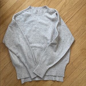 Women's Speckled Cream Sweater